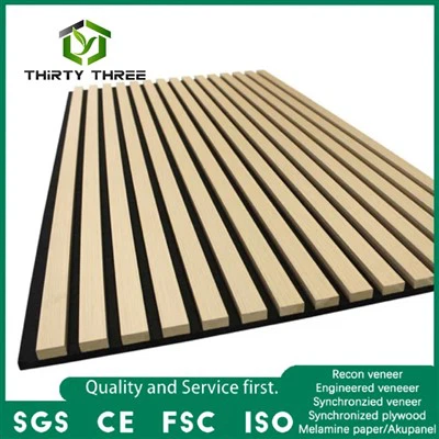 Eco - Приятелски панел за акустичен стена MDF с полиестерни влакна